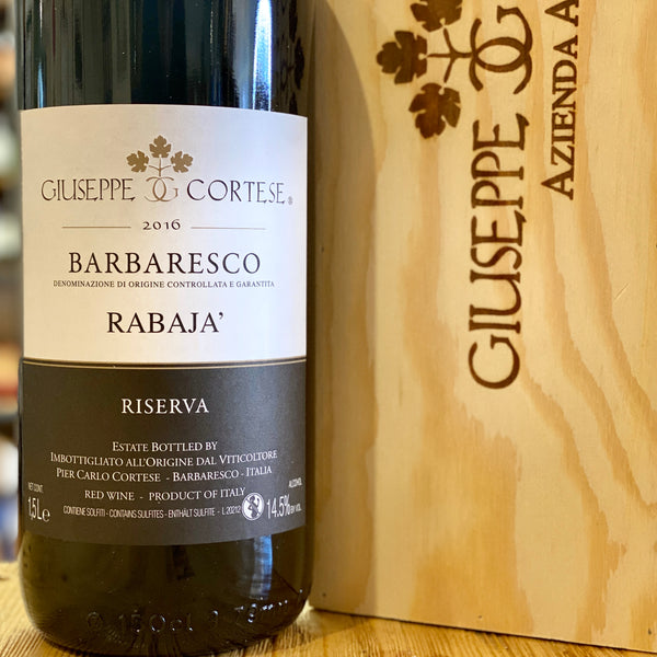 Barbaresco Riserva "Rabaja" 2016 Magnum